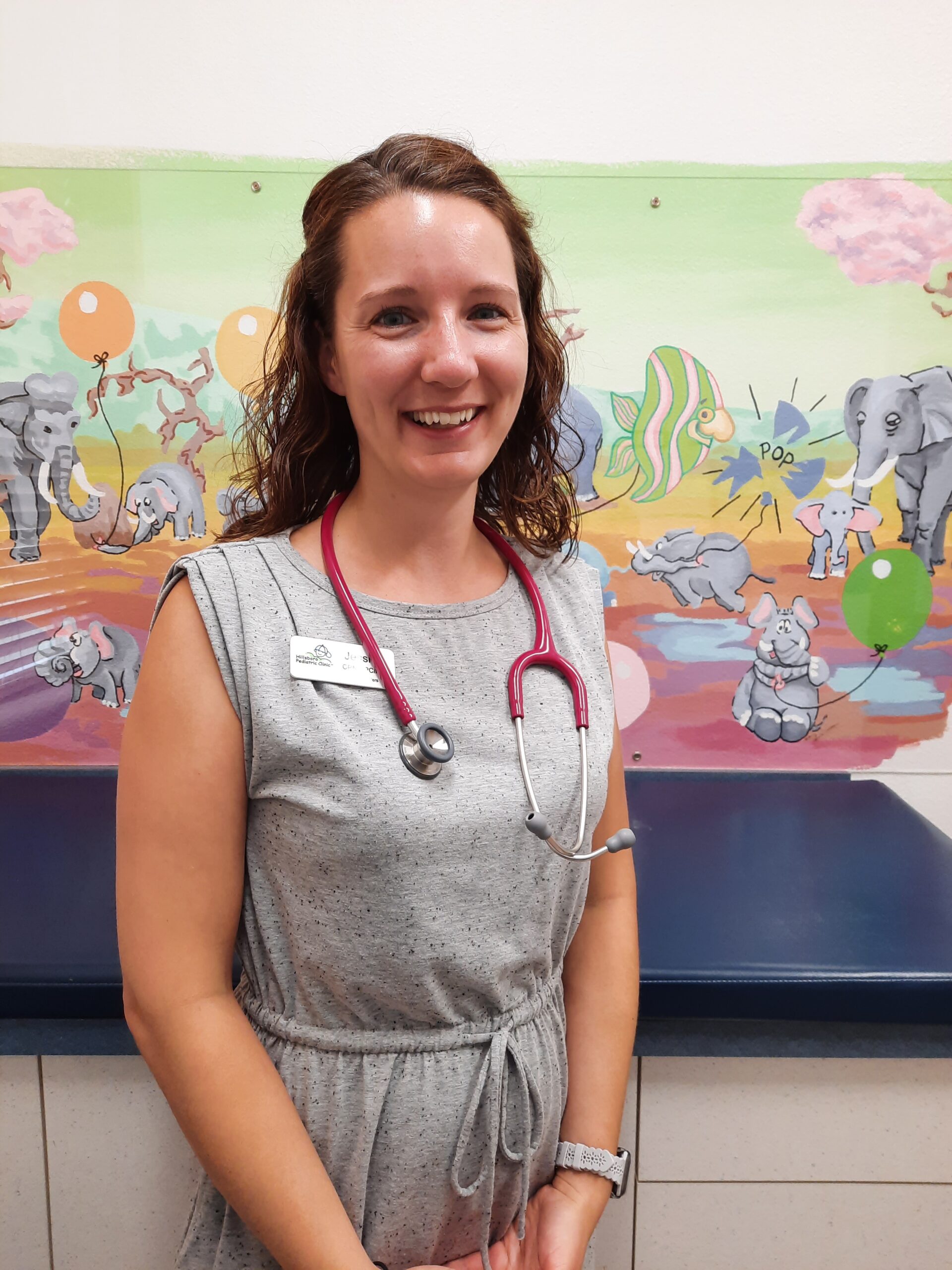 Jessica Chaney inclinic Hillsboro Pediatric Clinic